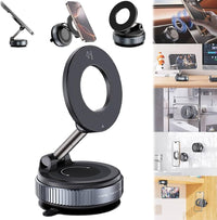 GLOWER STEPS MagGrip 360° 📱 – Strong Magnetic Phone Holder, Mounts Anywhere