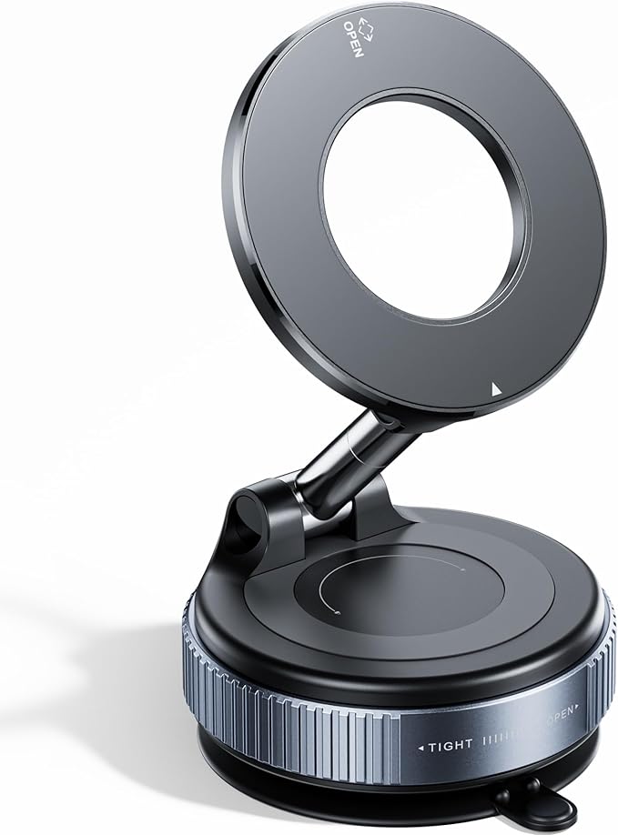 GLOWER STEPS MagGrip 360° 📱 – Strong Magnetic Phone Holder, Mounts Anywhere