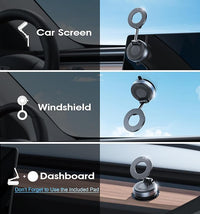 GLOWER STEPS MagGrip 360° 📱 – Strong Magnetic Phone Holder, Mounts Anywhere