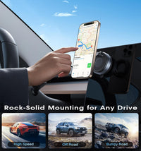 GLOWER STEPS MagGrip 360° 📱 – Strong Magnetic Phone Holder, Mounts Anywhere