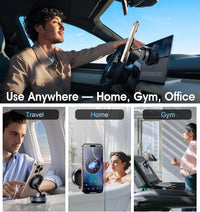GLOWER STEPS MagGrip 360° 📱 – Strong Magnetic Phone Holder, Mounts Anywhere