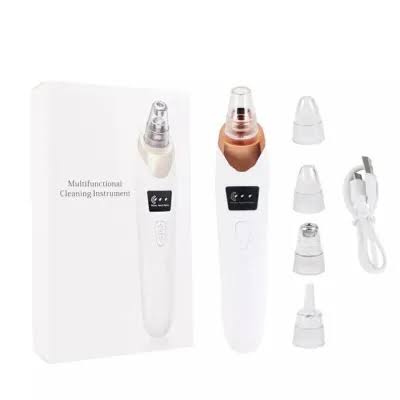 ⭐ DermaGlow 5-in-1 Blackhead Vacuum Pore Cleaner