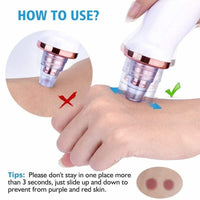 ⭐ DermaGlow™ 5-in-1 Acne & Blackhead Remover Pro Glower Steps