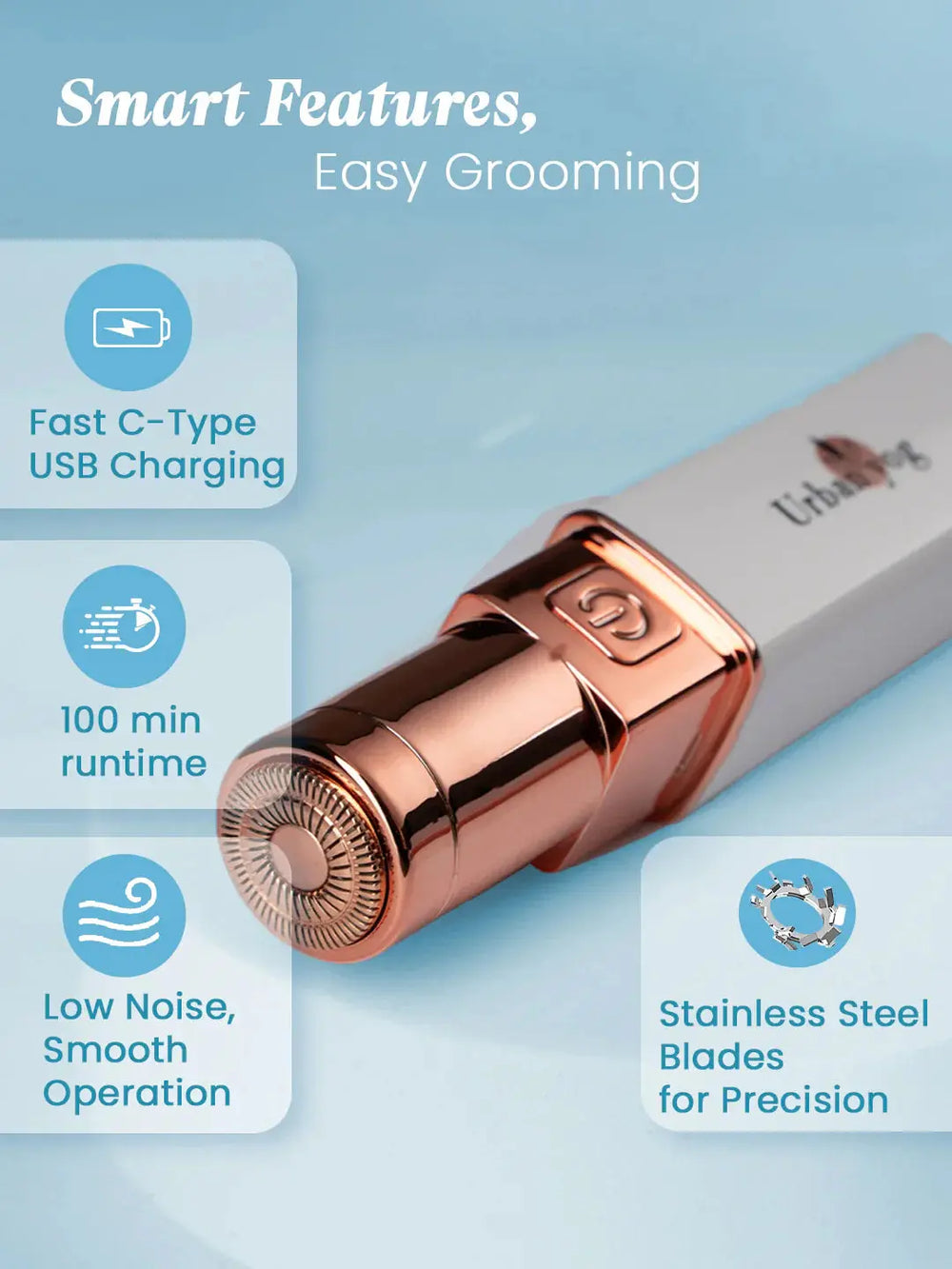 Facial Hair Remover For Women🌸 Glower Steps