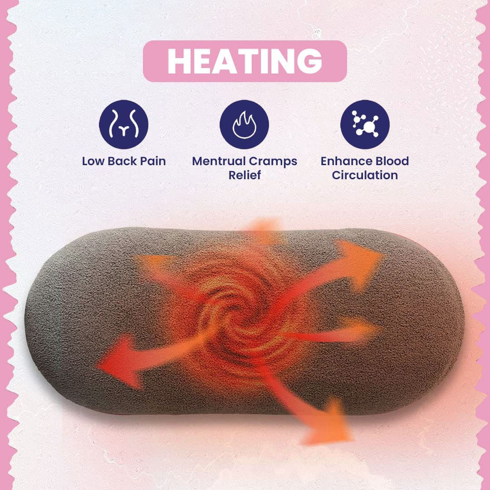 Menstrual Period Heating Pad for Cramps Massage Glower Steps