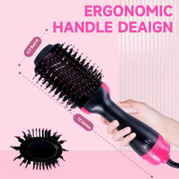 3-in-1 Hair Dryer Brush Glower Steps