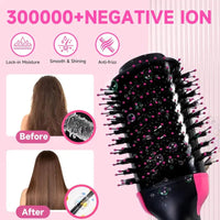 3-in-1 Hair Dryer Brush Glower Steps