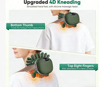 4D Hand-Grip Neck & Shoulder Massager Glower Steps