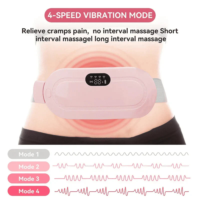 Menstrual Period Heating Pad for Cramps Massage Glower Steps