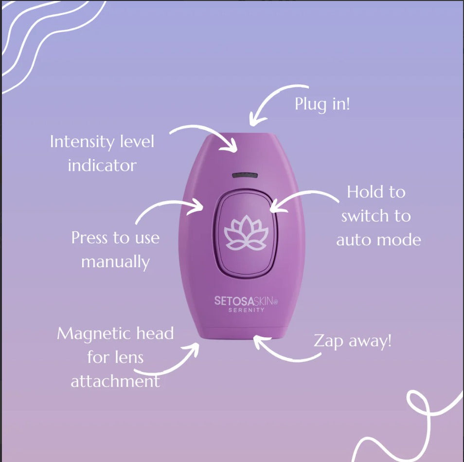 IPL Hair Removal Handset 🌸 Glower Steps