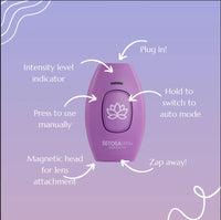 IPL Hair Removal Handset 🌸 Glower Steps